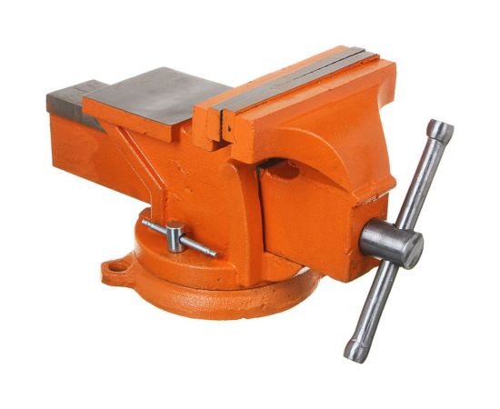 Слесарные тиски ЕРМАК с поворотным механизмом, 200 мм 668-017 – изображение 2
