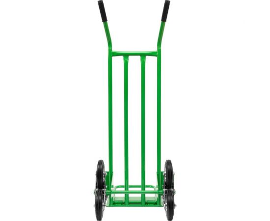 Двухколесная (блок из 3-х колес) ручная тележка СТРОЙМАШ откидная платформа 400x312 мм, грузоподъемность 200 кг 17024 – изображение 2
