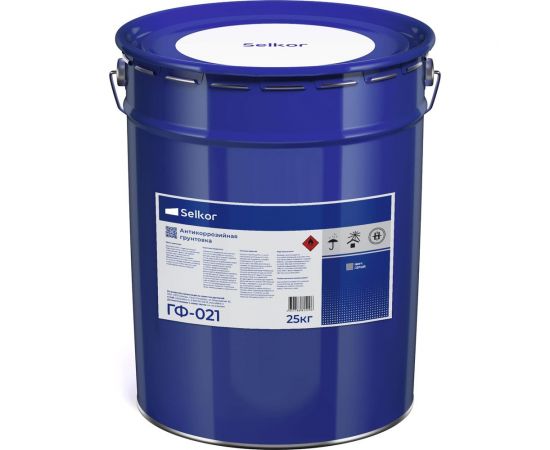 Грунтовка Selkor ГФ-021 серая 25 кг 71012 – изображение 2