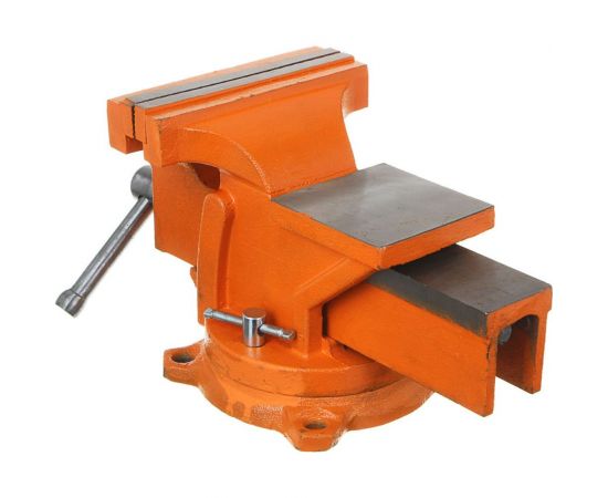 Слесарные тиски ЕРМАК с поворотным механизмом, 200 мм 668-017 – изображение 3
