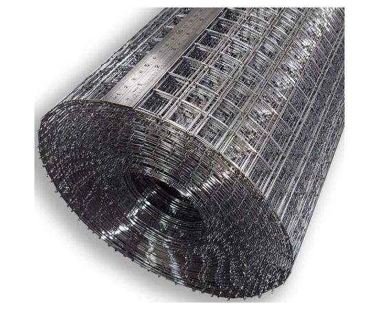 Сварная оцинкованная сетка КБР диаметр проволоки 1.2мм, ячейка 20x20мм, 1-25м KBR20201225ZNA – изображение 3