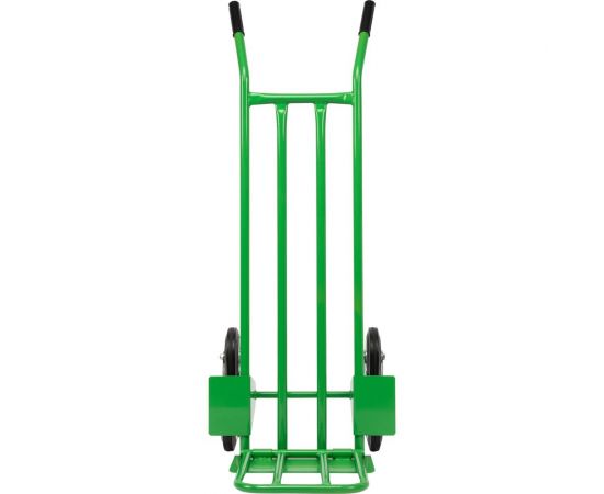 Двухколесная (блок из 3-х колес) ручная тележка СТРОЙМАШ откидная платформа 400x312 мм, грузоподъемность 200 кг 17024 – изображение 3