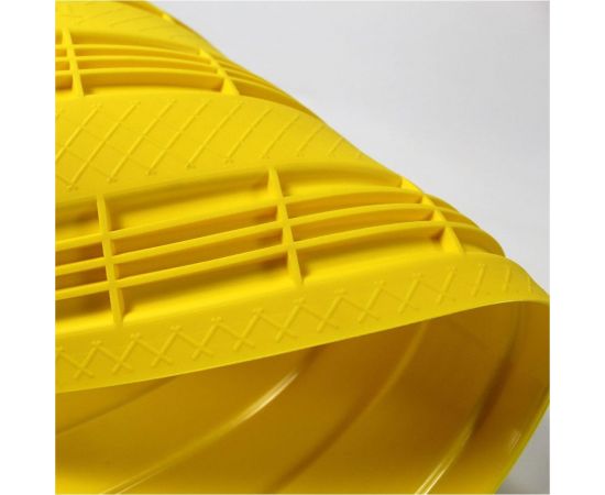 Тактильная плитка направление движения PALITRA TECHNOLOGY полоса 10шт 50245-1-PU-500x500x4-Y-10 – изображение 3