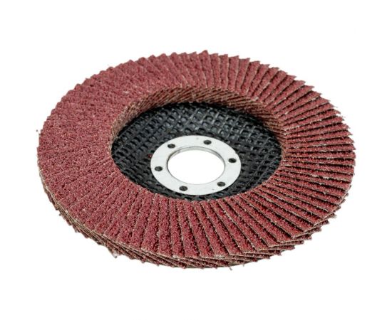 Круг лепестковый торцевой 125x22.2 мм, Р40, КЛТ1 TOOLAS 00002832 – изображение 3