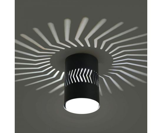 Светильник для натяжных потолков Feron HL352 12W, 230V, GX53 и подсветка 1W, 4000K, черный, 41458 – изображение 4