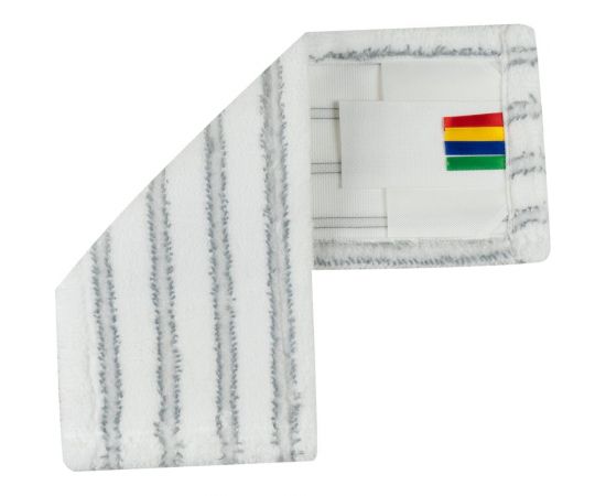 Плоский моп NV микрофибра, 40 см, жесткий абразив, крепление карман и ухо MFHA-M-40/C – изображение 4