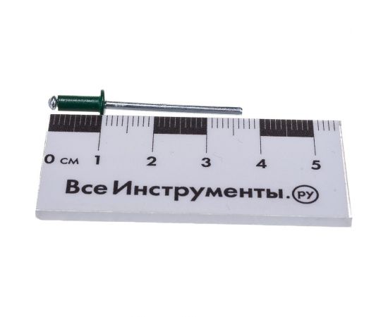 Заклепки RAL 6005 (3.2х8 мм; темно-зеленый) 50 шт. MATRIX 40674 – изображение 7