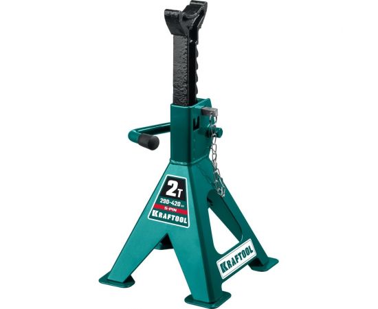 Страховочная усиленная подставка со штифтом KRAFTOOL S-PIN 2 т, 290-420 мм 43465-2 