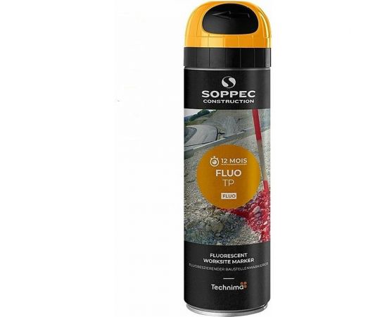 Аэрозольный маркер для стройки, геодезии Soppec (флуоресцентный; оранжевый) 141516 