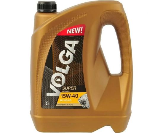 Минеральное моторное масло Волга-Ойл СУПЕР SAE15W-40 5 л 800823 