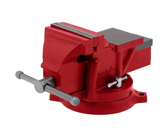 Тиски MATRIX слесарные, 125 мм, поворотные, с наковальней 18601 