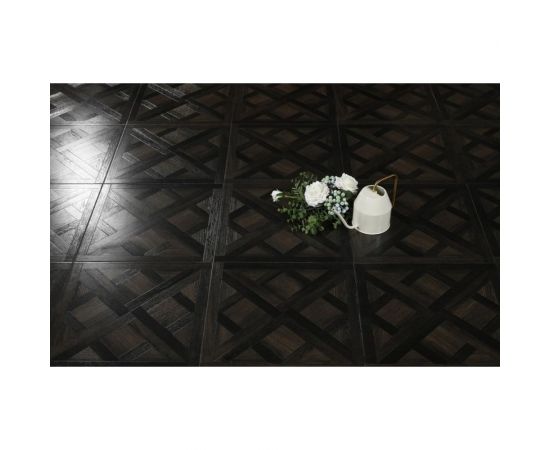 Ламинат WOODSTYLE Opera 34 класс, 12 мм, влагостойкий, 2,42 м2, фаска 70338 Шанье черный 