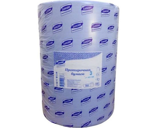 Протирочная бумага Luscan Professional голубая, 360 метров 785058 