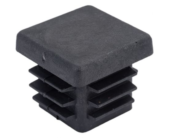 Внутренняя заглушка для трубы Tech-Krep 30x30 мм, черный пластик, 4 шт. пакет 155031 