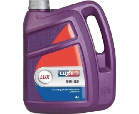 Моторное масло LUXE Люкс 5w30, sj/cf, полусинтетическое, 4 л 102 