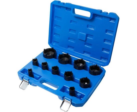 Набор специальных головок для шлицевых гаек Forsage 11 предметов, в кейсе F-909T3A 