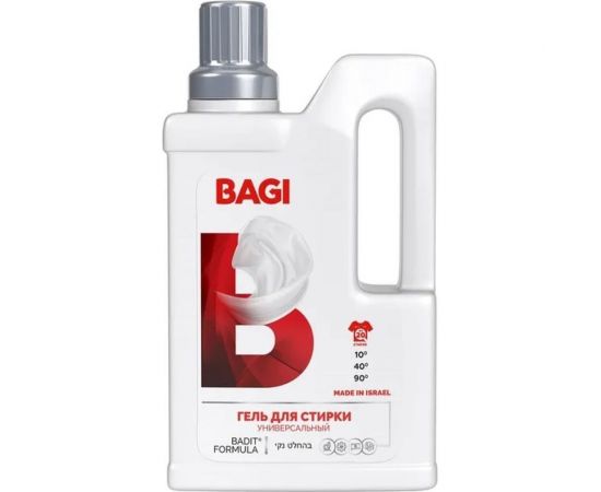 Универсальный концентрированный гель для стирки Bagi 950 мл 1015024174 