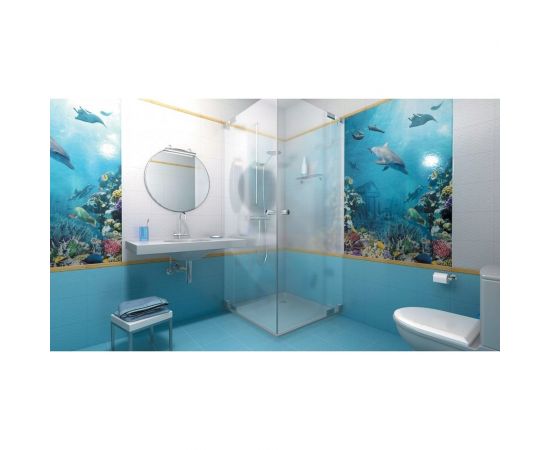 Панель ПВХ КронаПласт Unique подводный мир, 4 шт. 00-00026089 