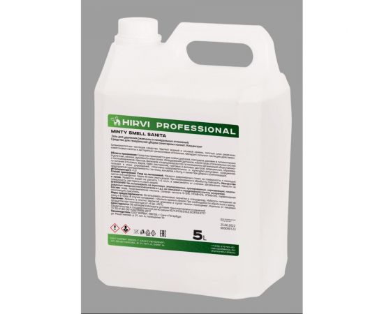 Гель для удаления ржавчины и минеральных отложений HIRVI Minty Smell Sanita 5л 320а023 
