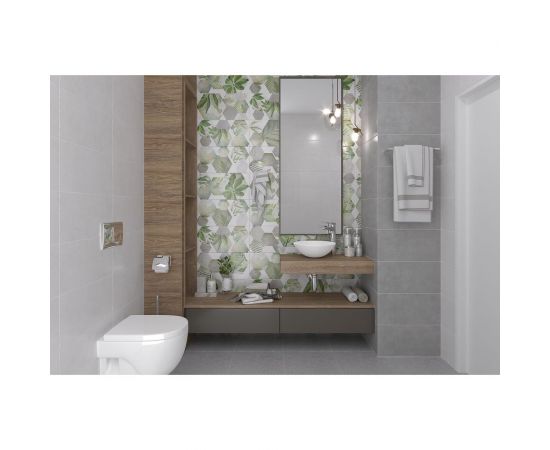 Керамическая настенная плитка LAPARET Focus белый, 25x50 см, 1.5 кв. м, 12 плиток в упаковке х9999281791 – изображение 14