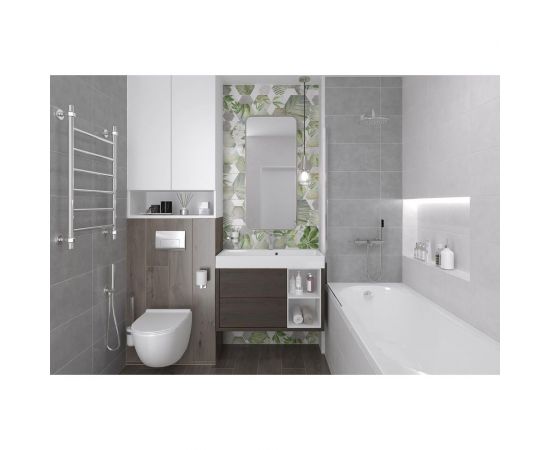 Керамическая настенная плитка LAPARET Focus белый, 25x50 см, 1.5 кв. м, 12 плиток в упаковке х9999281791 – изображение 15