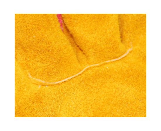 Перчатки Optima спилковые, желтые HBA-005 – изображение 2