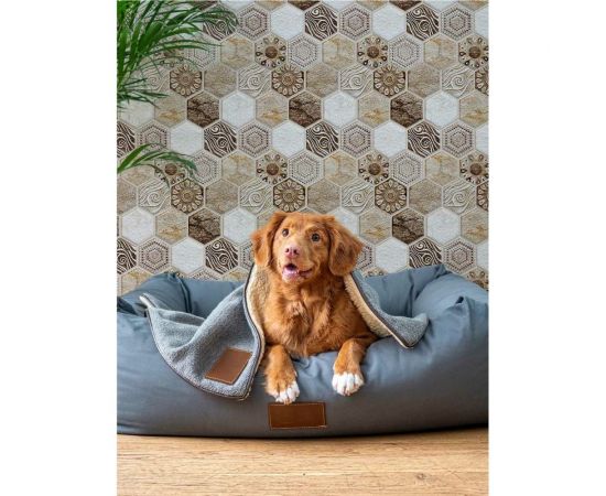 Самоклеящаяся 3D панель Центурион 280x300x5 мм Соты Африка 79122 – изображение 2