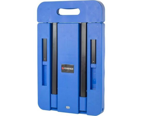 Платформенная складная тележка с телескопической ручкой + набор эластичных шнуров Forsage (в разложенном виде: 57x30x101 см, в сложенном: 47x30x12 см, г/п 180 кг) f-l011 52378 – изображение 2