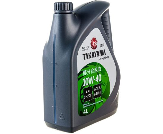 Моторное масло TAKAYAMA SAE 10W-40, API SN/CF, 4 л, пластик 605517 – изображение 2