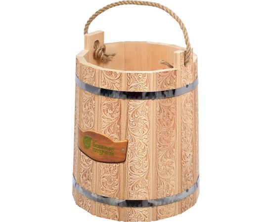 Ведро с орнаментом Банные Штучки Цветы, 9 л 33427 – изображение 2