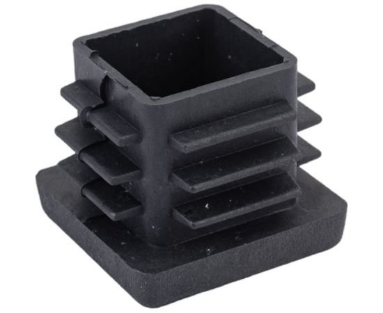 Внутренняя заглушка для трубы Tech-Krep 30x30 мм, черный пластик, 4 шт. пакет 155031 – изображение 2