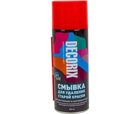 Аэрозольная смывка лакокрасочных покрытий Decorix 520 мл 0109-00 DX – изображение 3