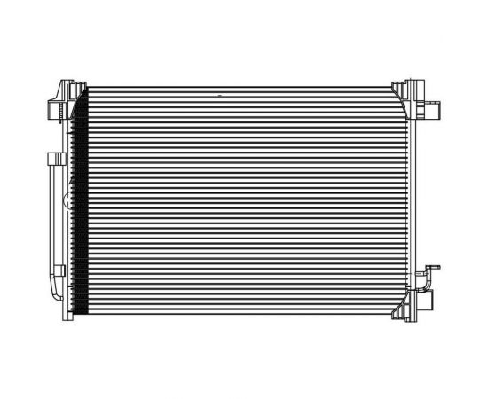 Радиатор кондиционера для автомобилей Murano II LUZAR LRAC 141AV – изображение 3
