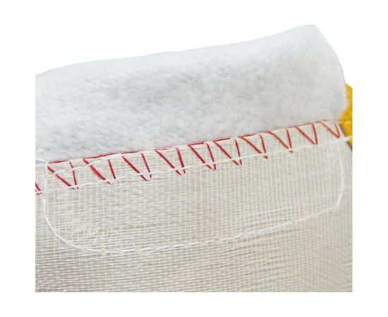 Перчатки Optima спилковые, желтые HBA-005 – изображение 4