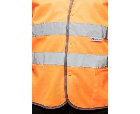 Сигнальный жилет ООО Комус Тип 2Т, оранжевый, р. L48-50 446687 – изображение 4