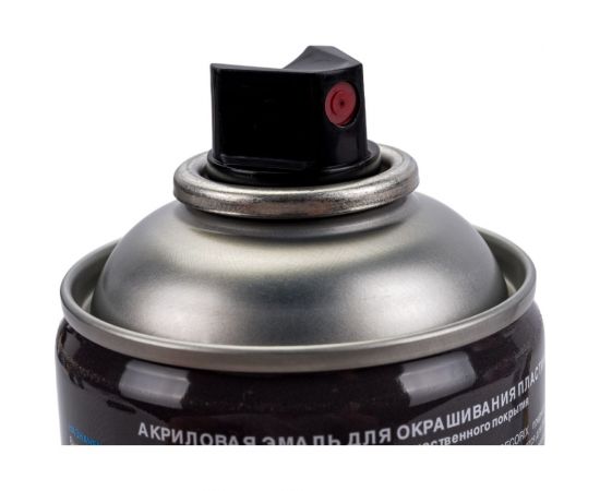 Аэрозольная эмаль по пластику Decorix (черный; матовый; 520 мл) 0117-02 DX – изображение 4