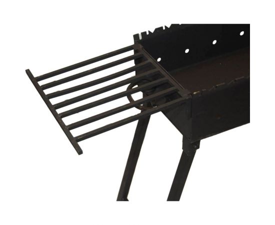 Складной мангал SevenBerg мс600 сталь 3 мм, с полкой-решеткой для гриля 4687202999736 – изображение 5
