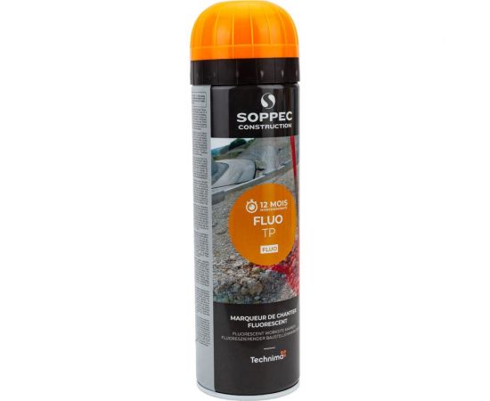 Аэрозольный маркер для стройки, геодезии Soppec (флуоресцентный; оранжевый) 141516 – изображение 5