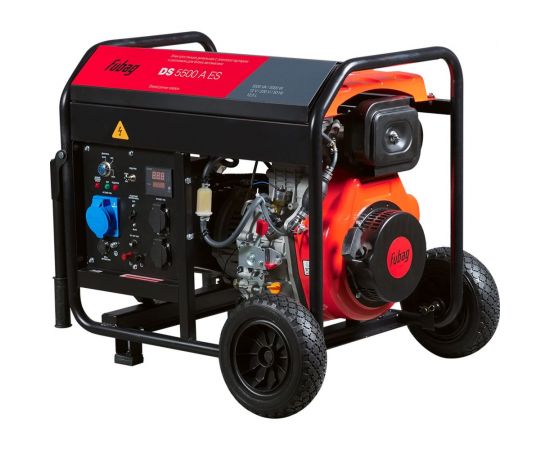 Дизельная электростанция с электростартером и коннектором автоматики FUBAG DS 5500 A ES 641694 – изображение 5