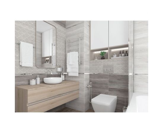 Керамическая настенная плитка LAPARET Flint табачный, 30x60 см, 1,8 кв. м, 10 плиток в упаковке х9999285767 – изображение 6