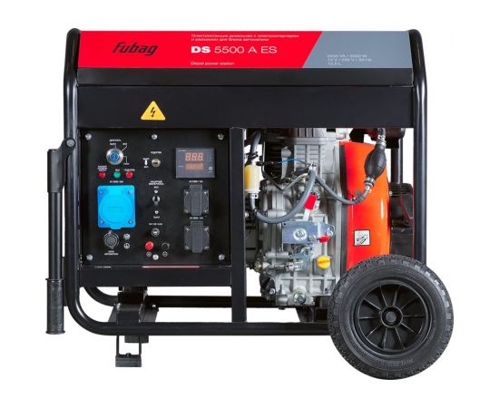 Дизельная электростанция с электростартером и коннектором автоматики FUBAG DS 5500 A ES 641694 – изображение 6