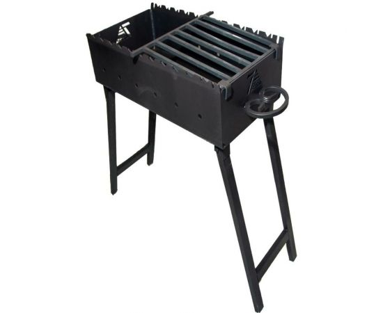 Складной мангал SevenBerg мс600 сталь 3 мм, с полкой-решеткой для гриля 4687202999736 – изображение 8