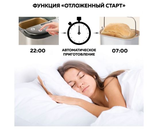 Хлебопечь 3в1 GFGRIL GFB-5000 – изображение 8