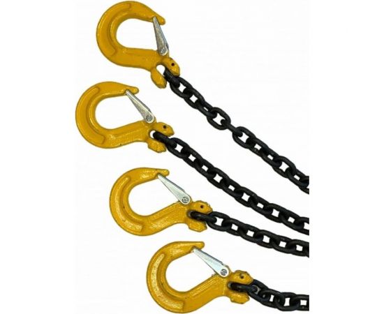 Цепной строп Сталь-91 4СЦ - 11,2т/6м звено ОВ увеличенное и укоротители 4687202314553 