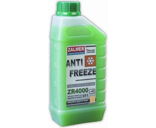 Антифриз ZALMER Antifreeze ZR4000 LLC G11 зеленый -40С, 1кг ZR40G001 