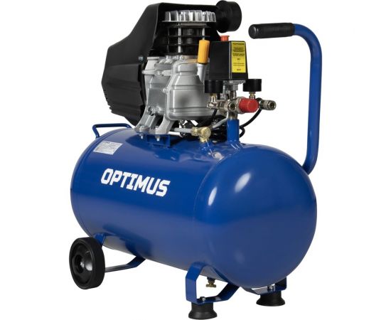 Поршневой компрессор Optimus 300л/мин, 2.2 кВт, 220 В, ресивер 50 л hd OPT-305030 