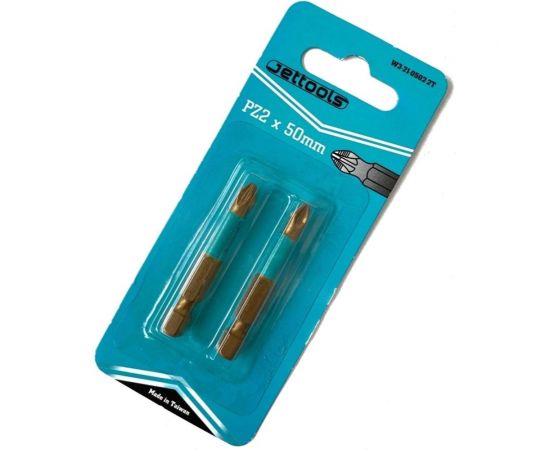 Насадка магнитная для больших нагрузок (2 шт; 50 мм; PZ2; TiN) Jettools W3-21-0502-2T 