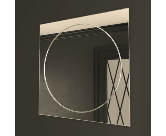 Зеркало MIXLINE "Пион" 500x500 ШВ гравировка 550043 