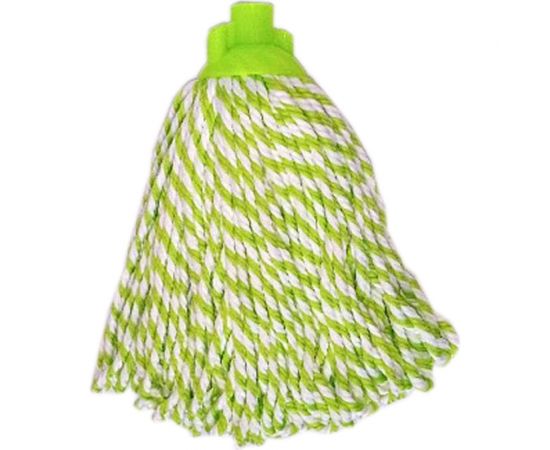 Веревочная насадка для мытья пола Умничка микрофибра, белая M-200/2 