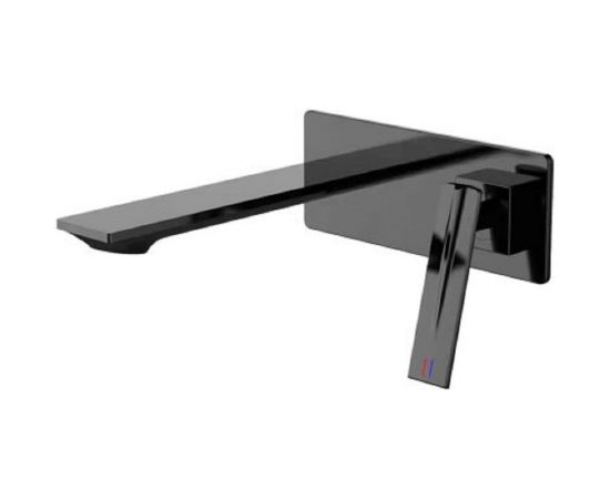 Встраиваемый смеситель для раковины OUTE скрытый монтаж, черный матовый T11221H 